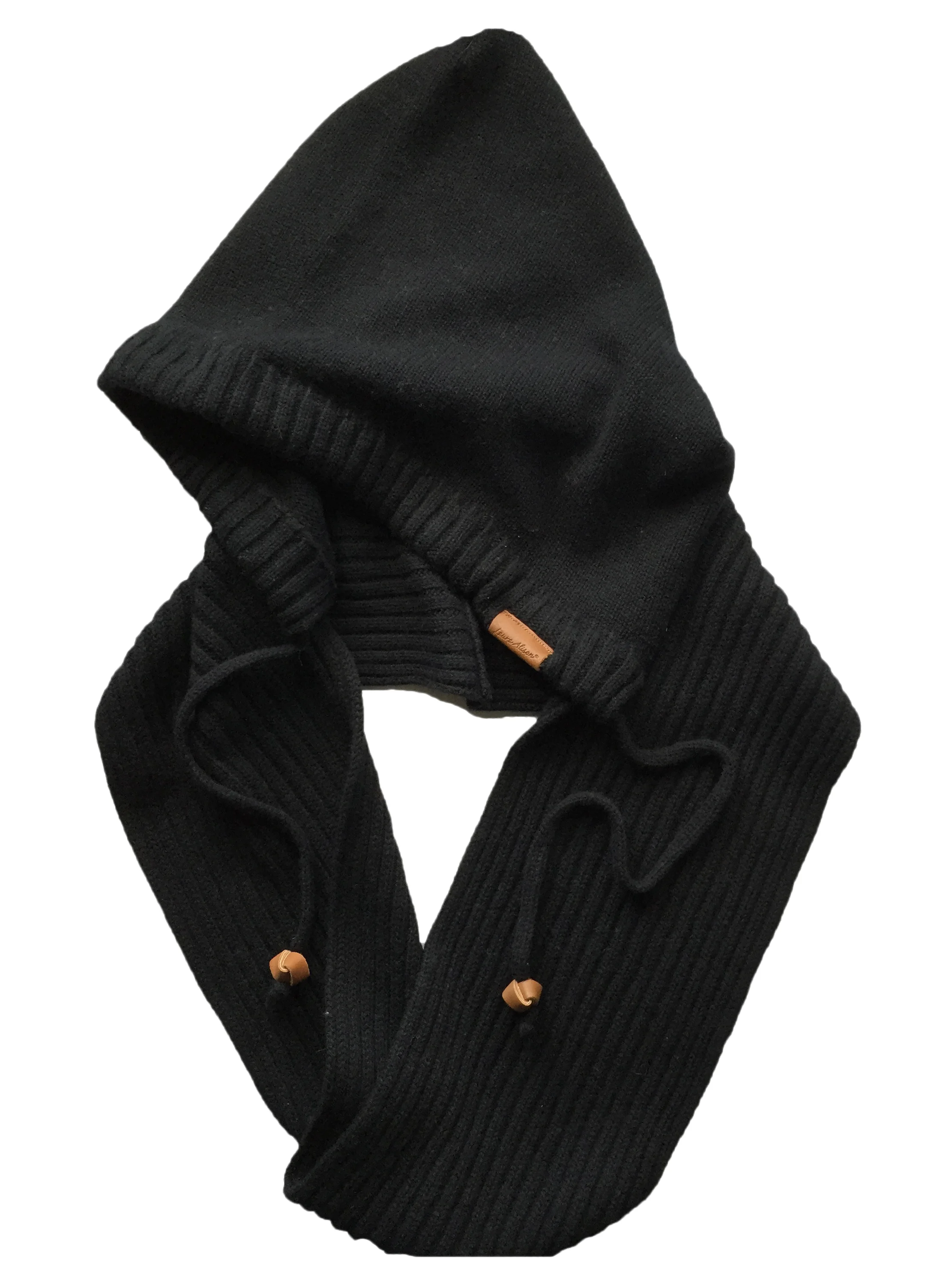 WOOL/SILK HOODED INFINITY SCARF — Laura Alison
